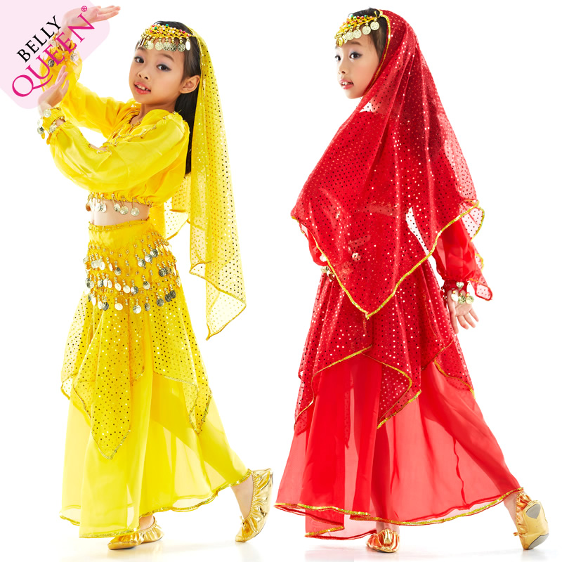 Dancewear Polyester Belly Dance Costumes For Children